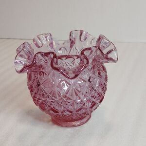 Fenton Glass Pink / Purple Bowl